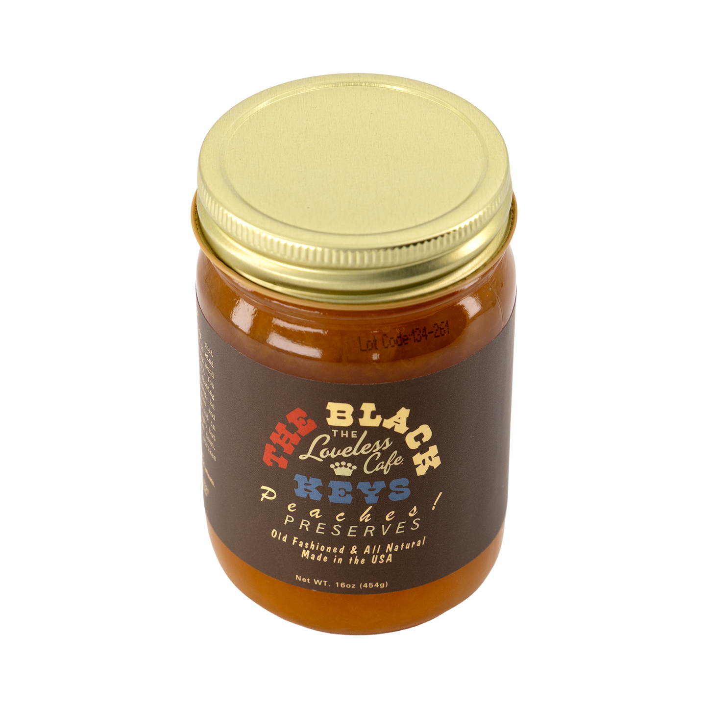 Loveless Cafe x the Black Keys Peach Preserves 16 oz.