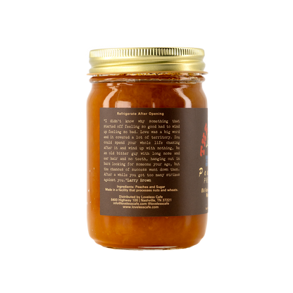 Loveless Cafe x the Black Keys Peach Preserves 16 oz.