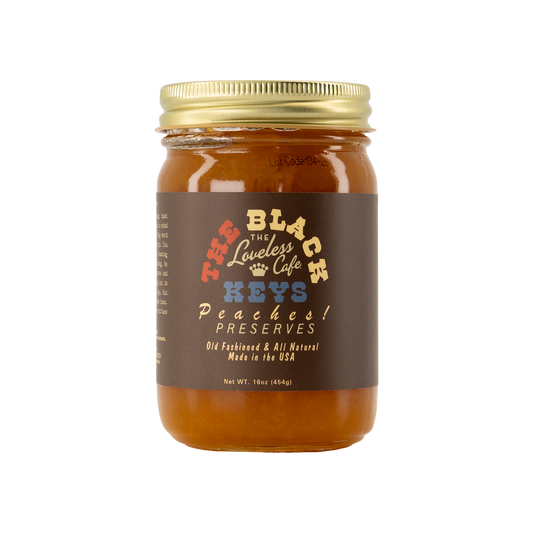Loveless Cafe x the Black Keys Peach Preserves 16 oz.