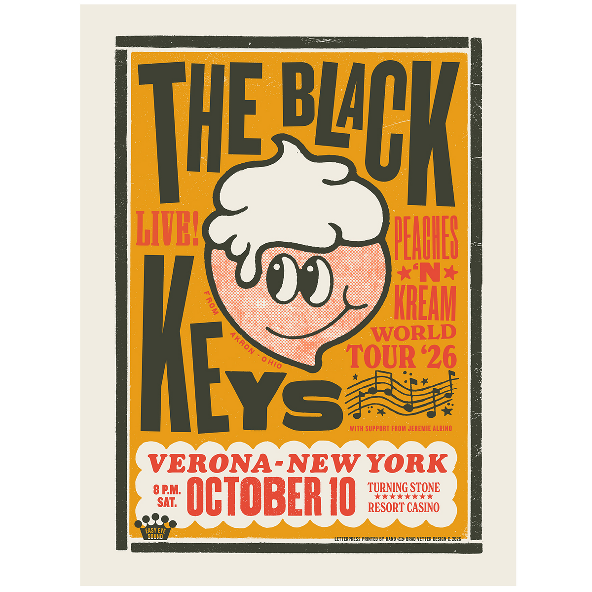 Verona, NY October 10, 2026 Show Poster