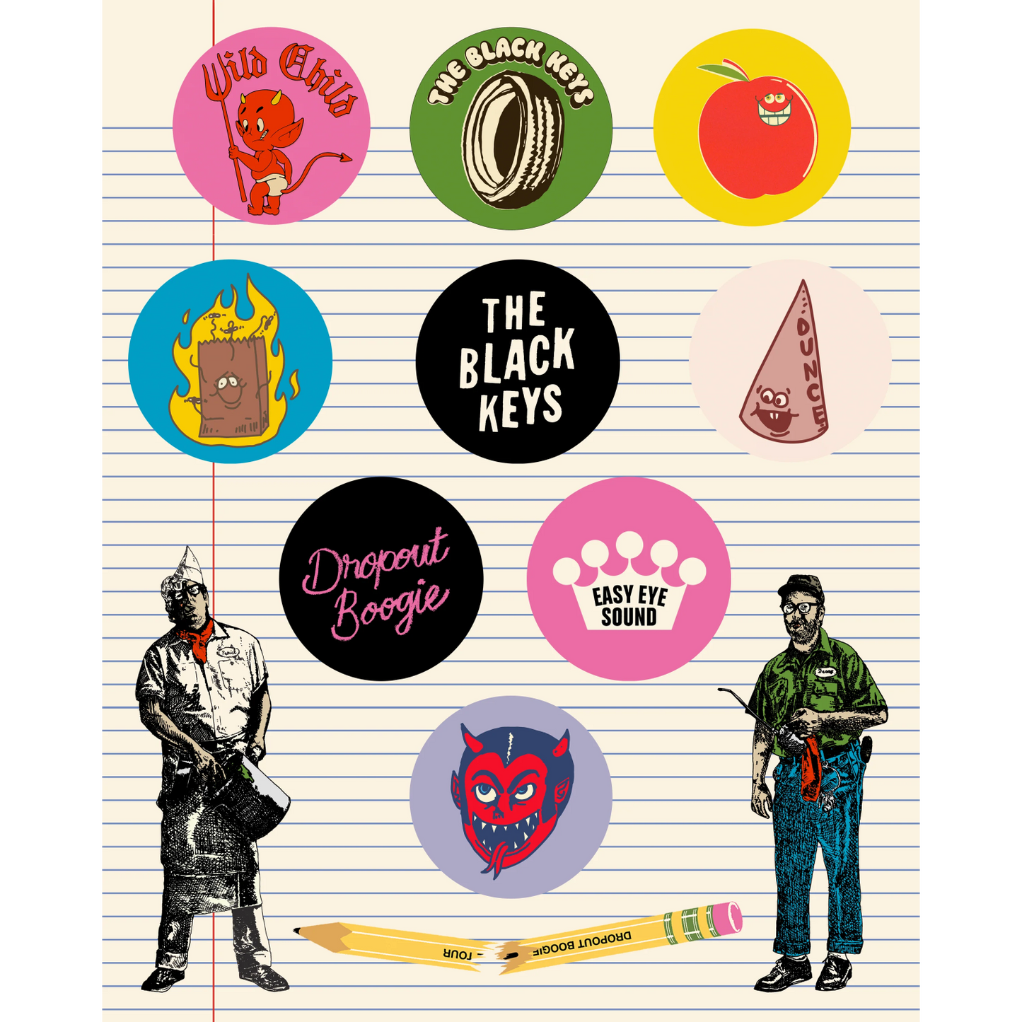 Drop Out Boogie Sticker Sheet