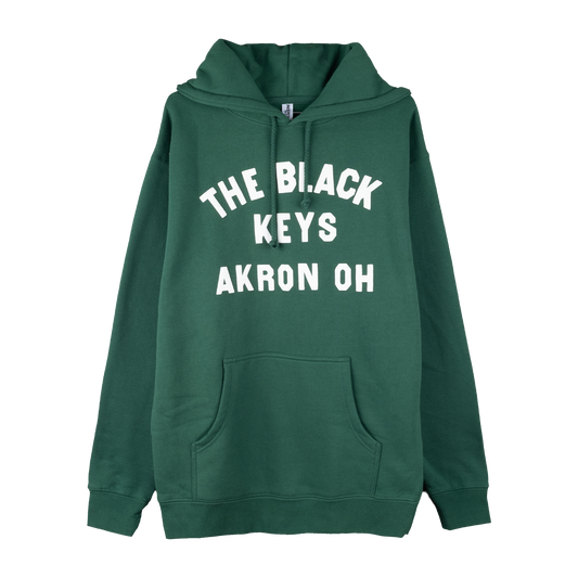AKRON OH FOREST GREEN HOODIE