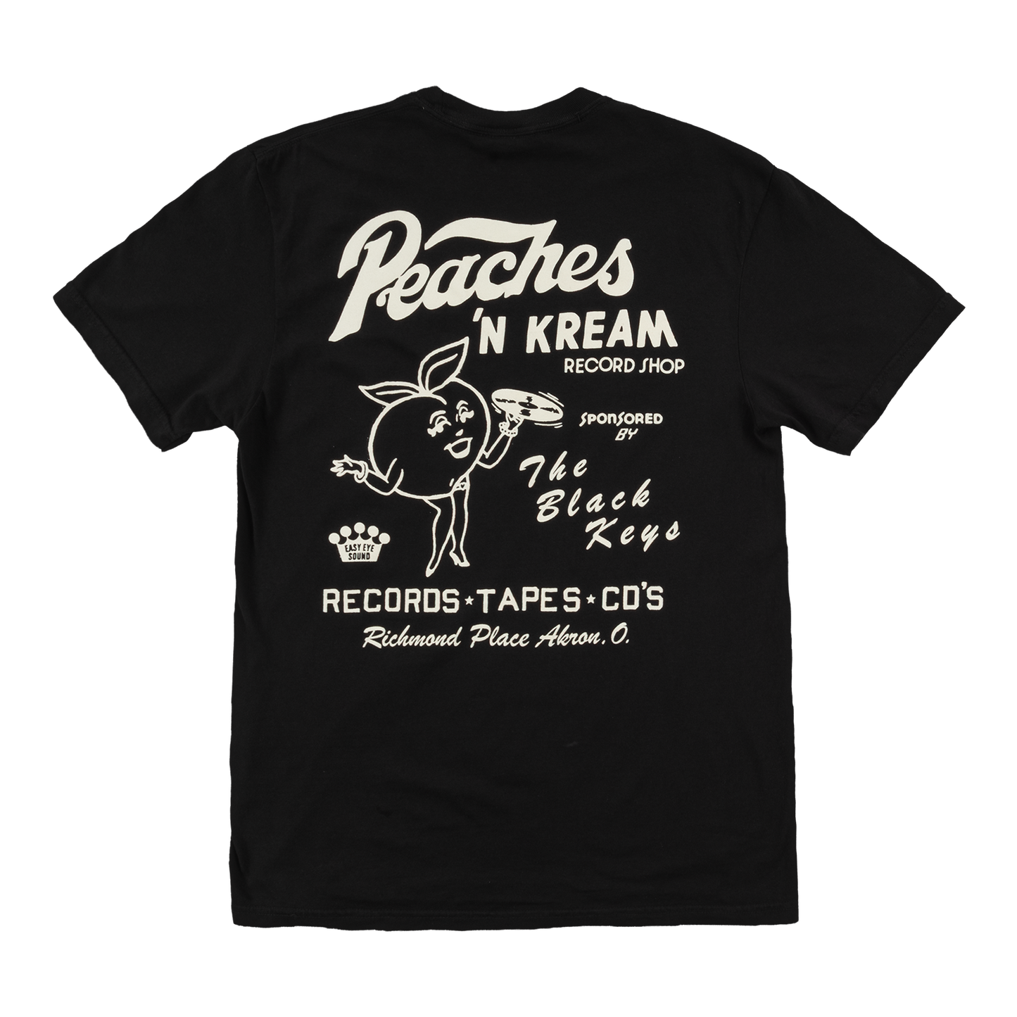 Peaches N Kream Record Shop Tee