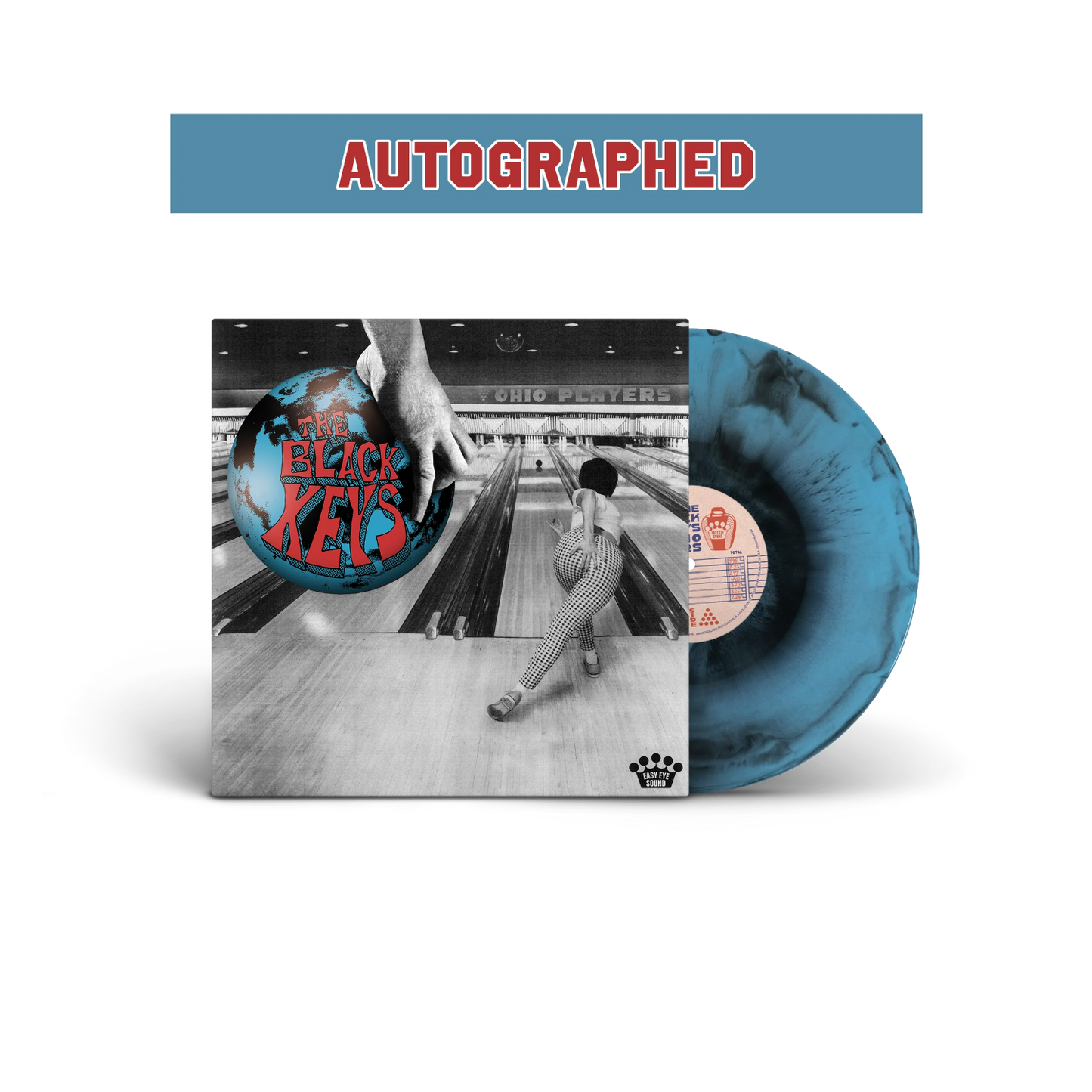 LP Ohio Players Galaxy Blue Autographed